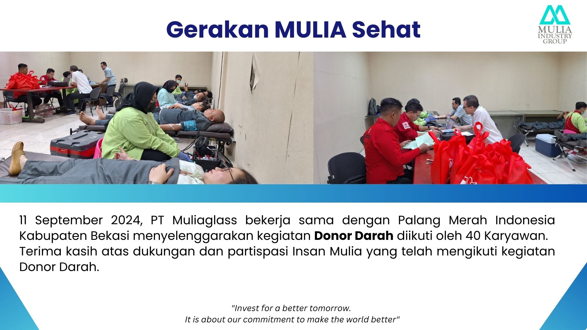 Gerakan MULIA Sehat: Donor Darah